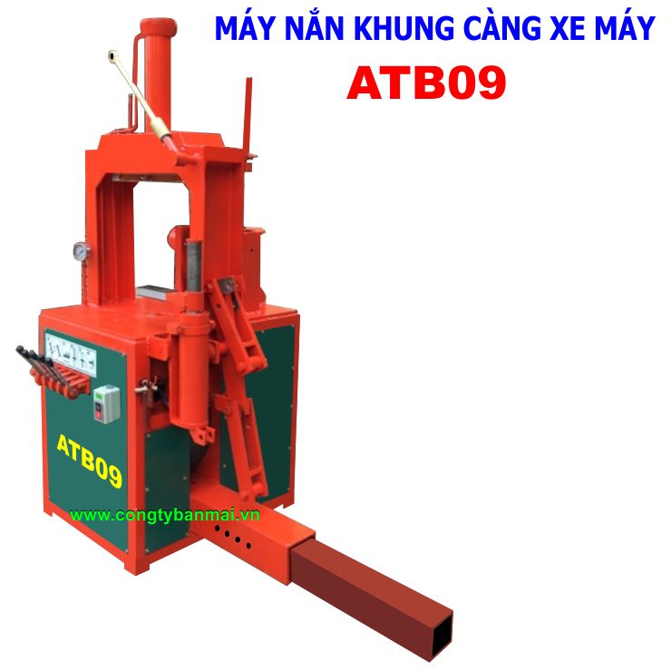 Máy nắn khung càng xe máy 09-2 máy nắn khung càng AT09-2, máy ép chảng ba AT09-2