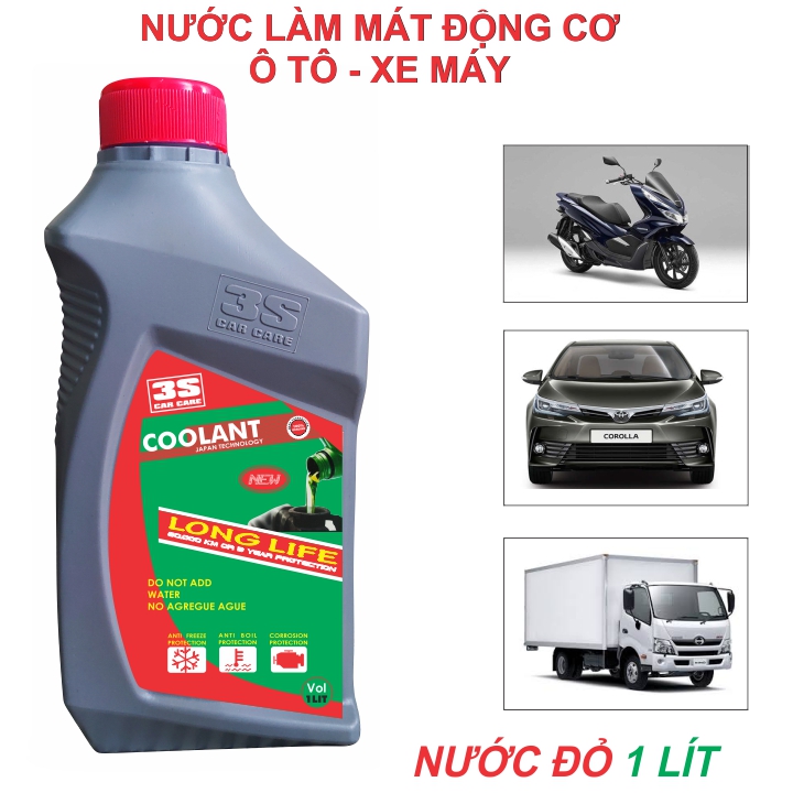 nước mát động cơ, nước giải nhiệt động cơ, dung dịch nước làm mát động cơ, nước mát, nước làm mát ô tô , nước giải nhiệt