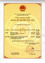 Giấy chứng nhận đăng ký quyền tác giả logo POSHACO
