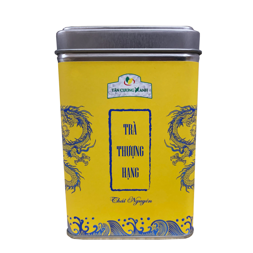 Hộp Trà Thái Nguyên QT15 - 100g Hộp Rồng Vàng