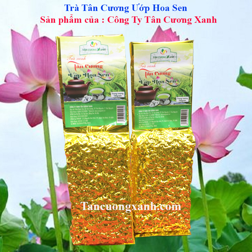 Trà Tân Cương Ướp Hoa Sen Thượng Hạng 100g