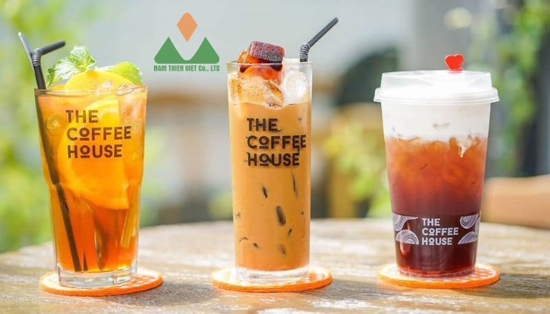 Cốc thủy tinh cafe in logo Coffee House