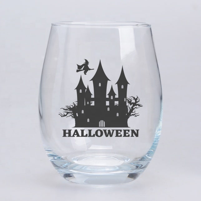 Ly thủy tinh in logo làm quà tặng