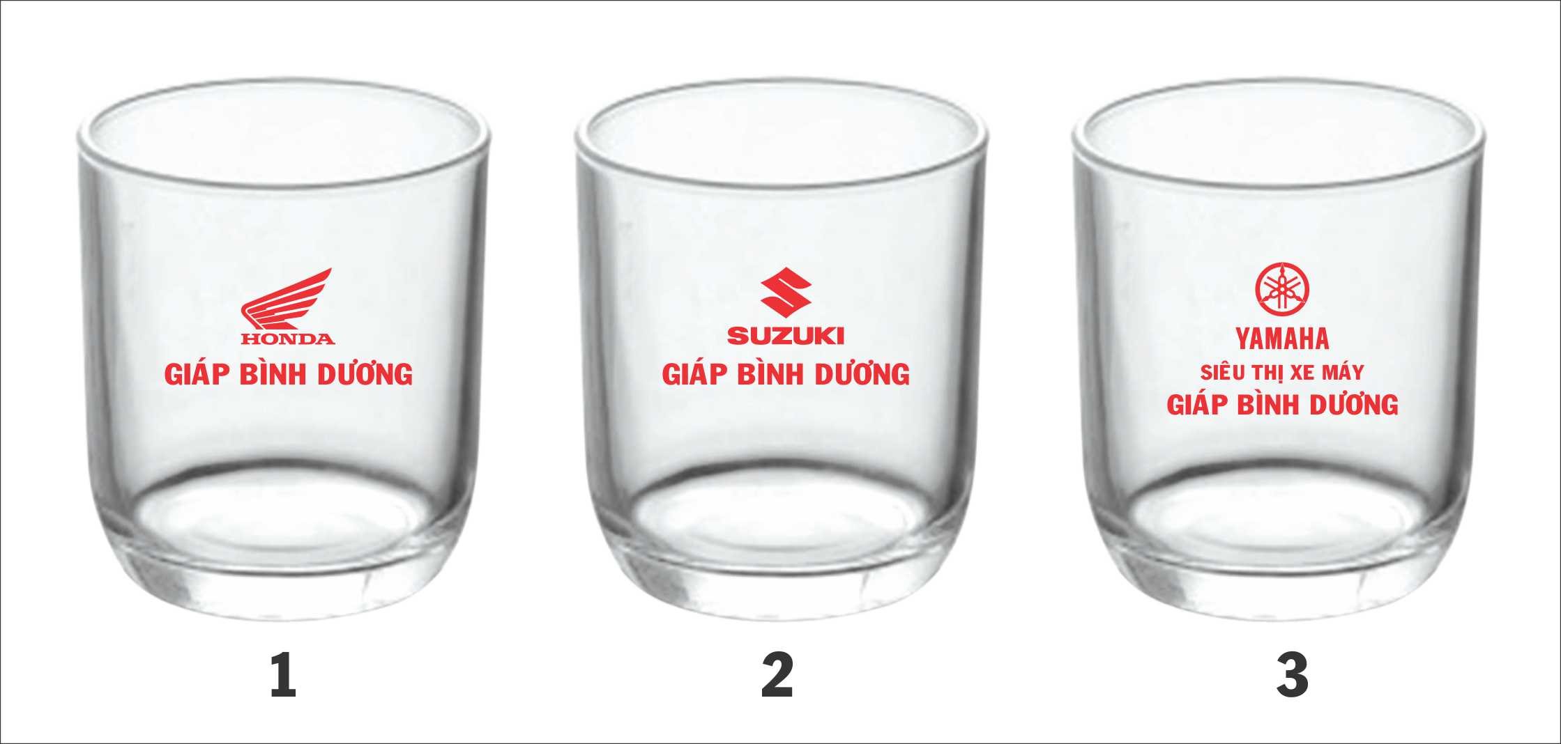 in logo trên cốc thủy tinh