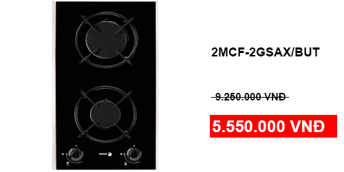 bếp gas domino 2MCF-2GSAX/BUT