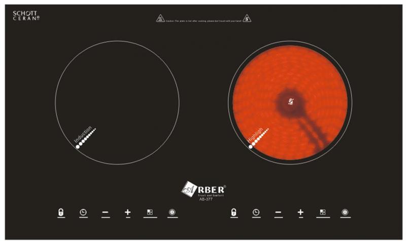Bếp hỗn hợp điện từ AB-377