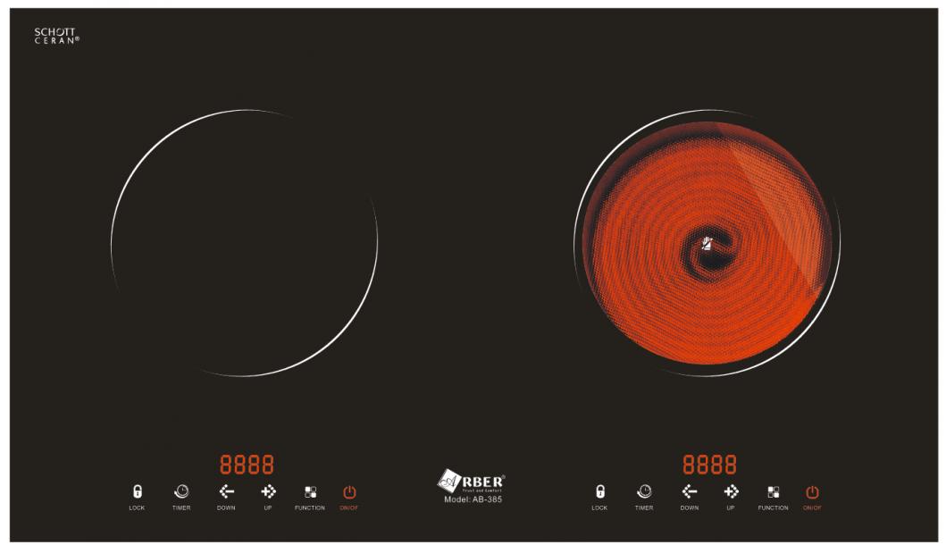 Bếp hỗn hợp điện từ Arber AB-385