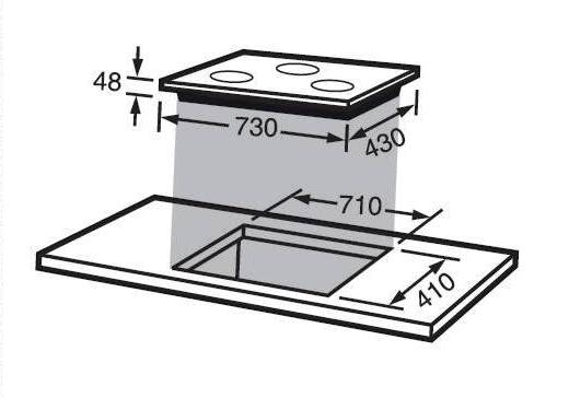 Bếp gas âm kính Fagor 2FCS7-G2WD