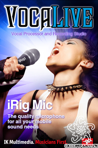 Irig Microphone cho Ipad, Iphone, Androids OS, iOs