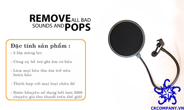 màng lọc âm, popfilter, mang loc gio