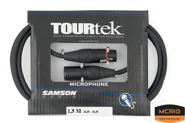 Dây Micro SAMSON Tourtek 1,5 mét (XLR-XLR)