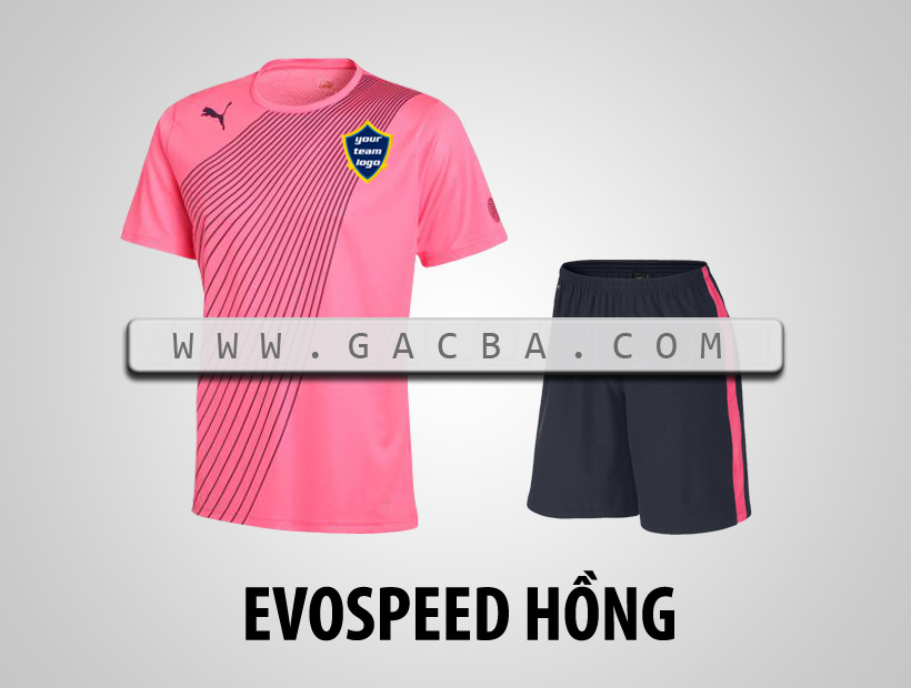 áo bóng đá không logo Puma Speed hồng