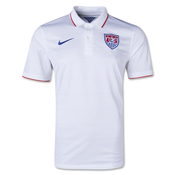 Quần áo bóng đá Mỹ trắng sân nhà WC 2014