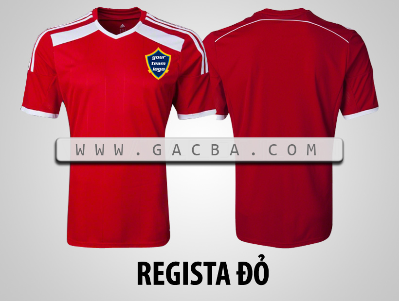 áo bóng đá không logo Regista đỏ