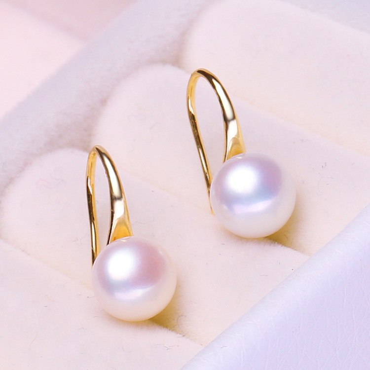 Bông khuyên tai nữ Kiểu móc hoa - SPOOLA PEARL (8-9ly) - CTJ4808A