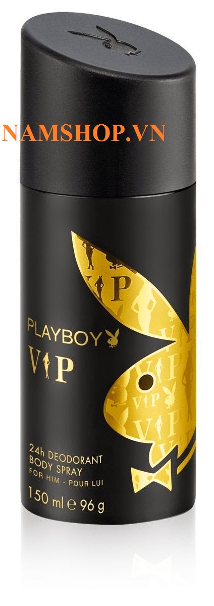 Xịt khử mùi toàn thân nam Playboy Vip Xịt khử mùi toàn thân nam Playboy Vip