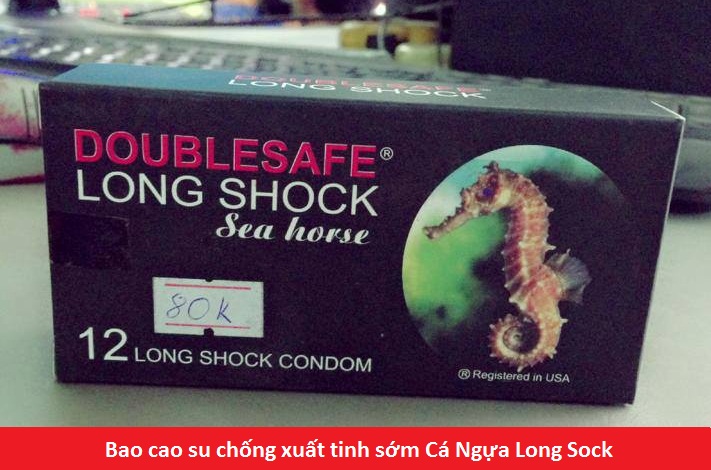 Bao cao su kéo dài thời gian quan hệ Cá Ngựa Longshock Bao cao su kéo dài thời gian quan hệ Cá Ngựa Longshock