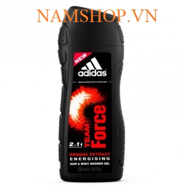 Gel tắm gội cho nam Adidas 2 in 1 Gel tắm gội cho nam Adidas 2 in 1