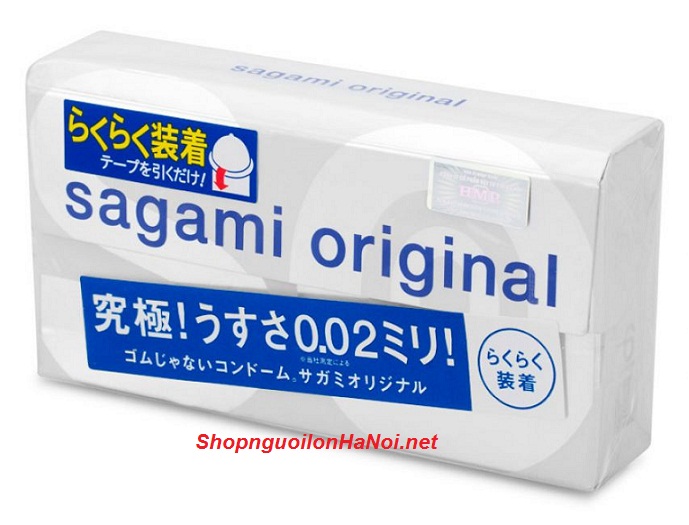 Bao cao su siêu mỏng Sagami Original 0.02 Quick, mỏng 0.02mm Bao cao su siêu mỏng Sagami Original 0.02 Quick, mỏng 0.02mm