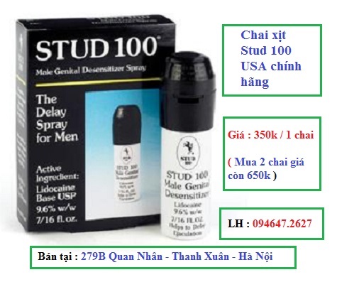 Cửa hàng bán chai xịt Stud 100 Spray tại Quảng Ngãi giá rẻ nhất? Cửa hàng bán chai xịt Stud 100 Spray tại Quảng Ngãi giá rẻ nhất?