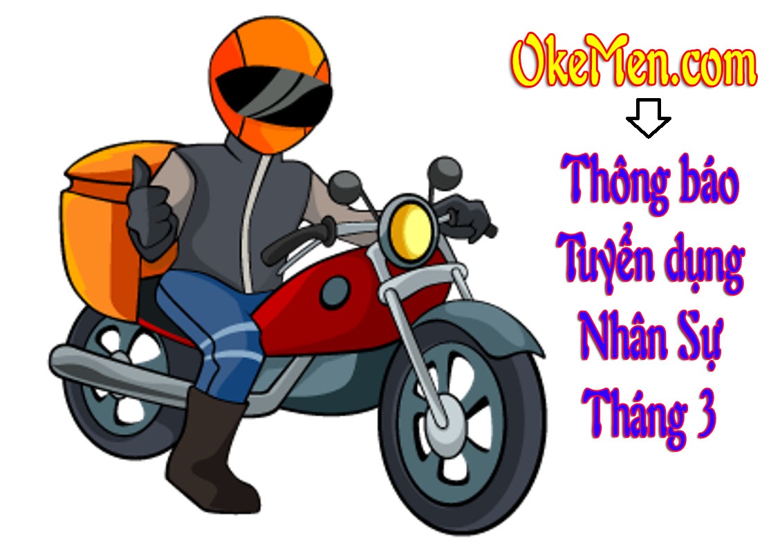 Tuyển 2 nhân viên Nam giao hàng tại Hà Nội lương hấp dẫn! Tuyển 2 nhân viên Nam giao hàng tại Hà Nội lương hấp dẫn!
