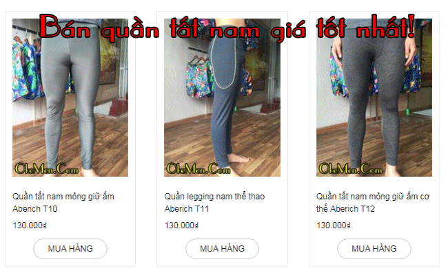 Mua quần tất, quần giữ nhiệt nam ở đâu giá tốt nhất? Mua quần tất, quần giữ nhiệt nam ở đâu giá tốt nhất?