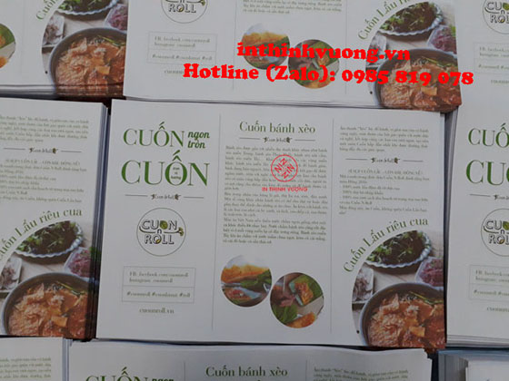 In giấy lót bàn ăn giá rẻ cho nhà hàng, khách sạn In giấy lót bàn ăn giá rẻ cho nhà hàng, khách sạn