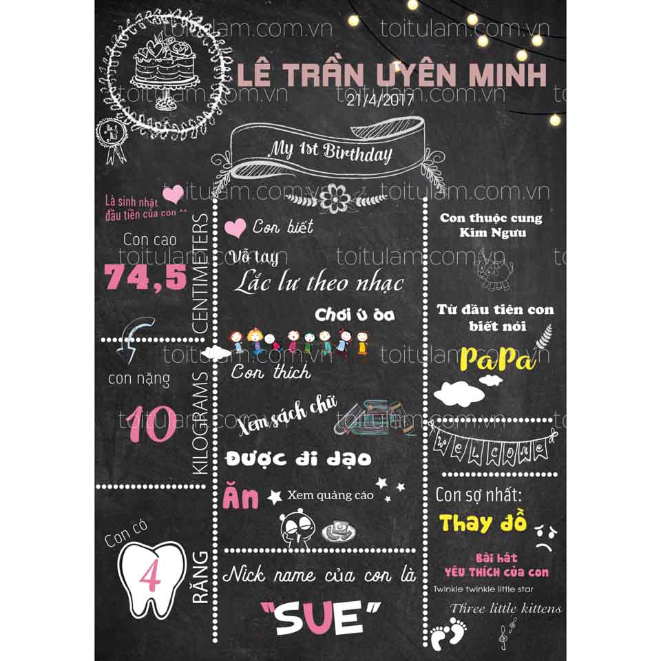 Bảng sở thích ST. 8