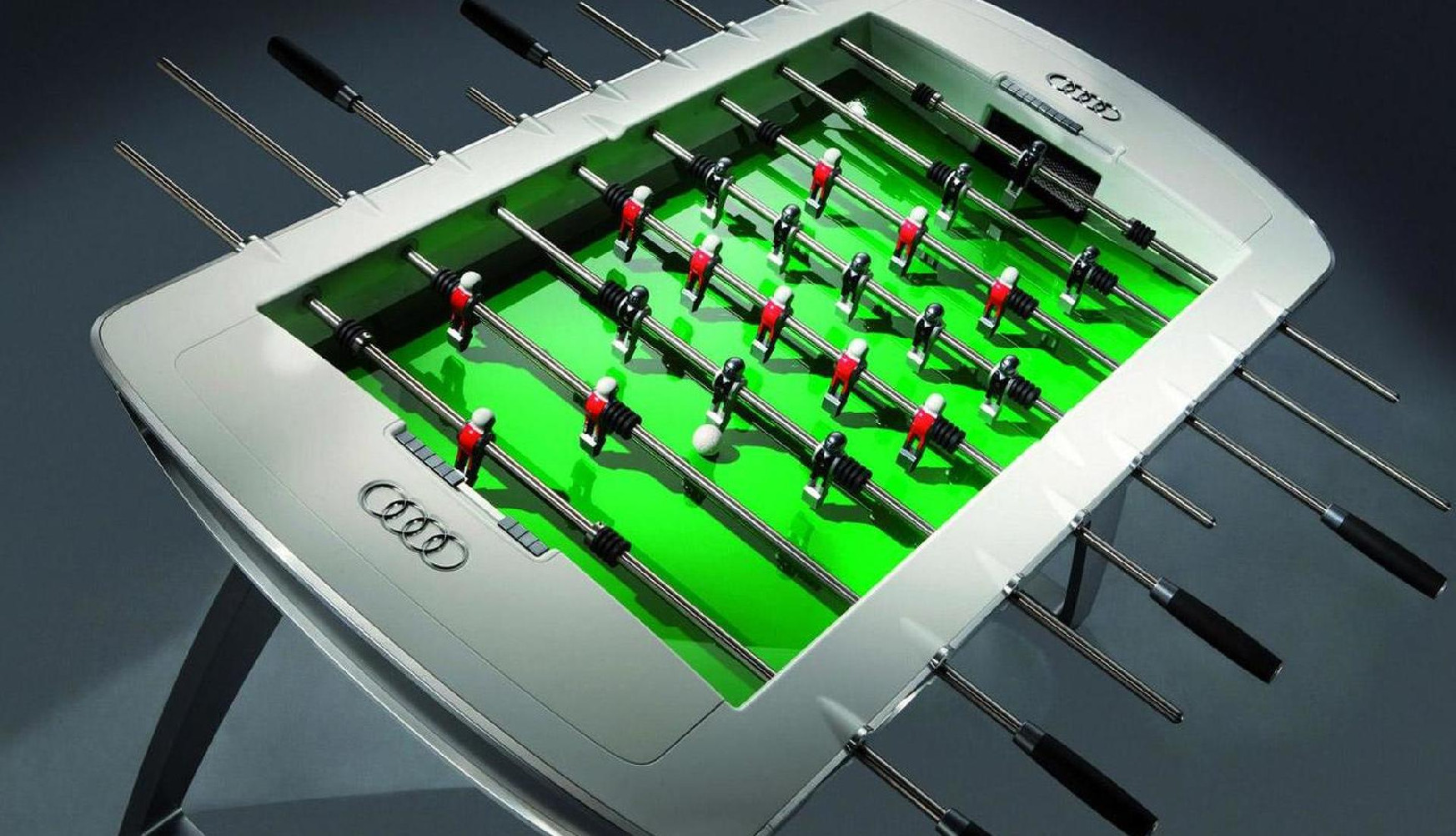 Bàn bi lắc Audi Foosball với sô lượng chỉ 20 bàn. Giá bán 16.000$/bàn