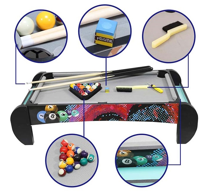 Bàn bida mini Pool Table Set and Accessories