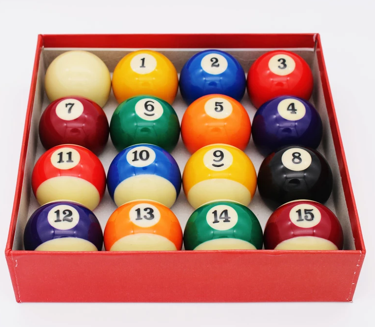 Bộ bóng bida lỗ tiêu chuẩn