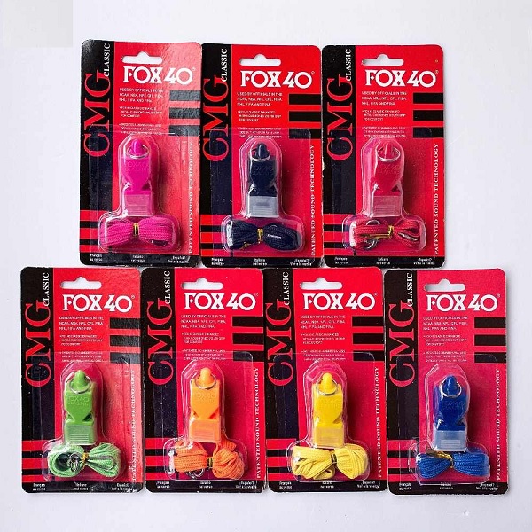 Còi nhựa Fox 40 các màu nguyên hộp