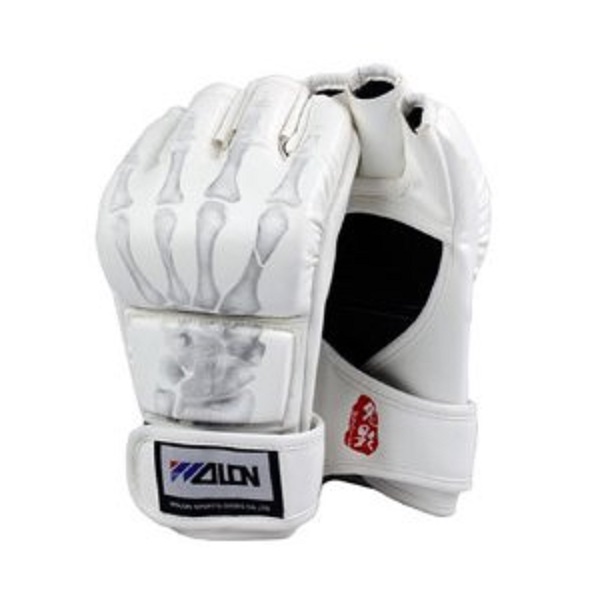 Găng tay Wolon MMA màu trắng