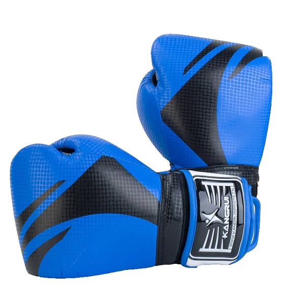 Găng tay Boxing Kangrui KB337 màu xanh