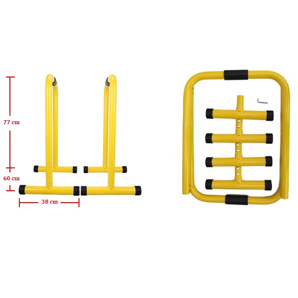 Kích thước lắp đặt xà đơn xà kép đa năng HM2612