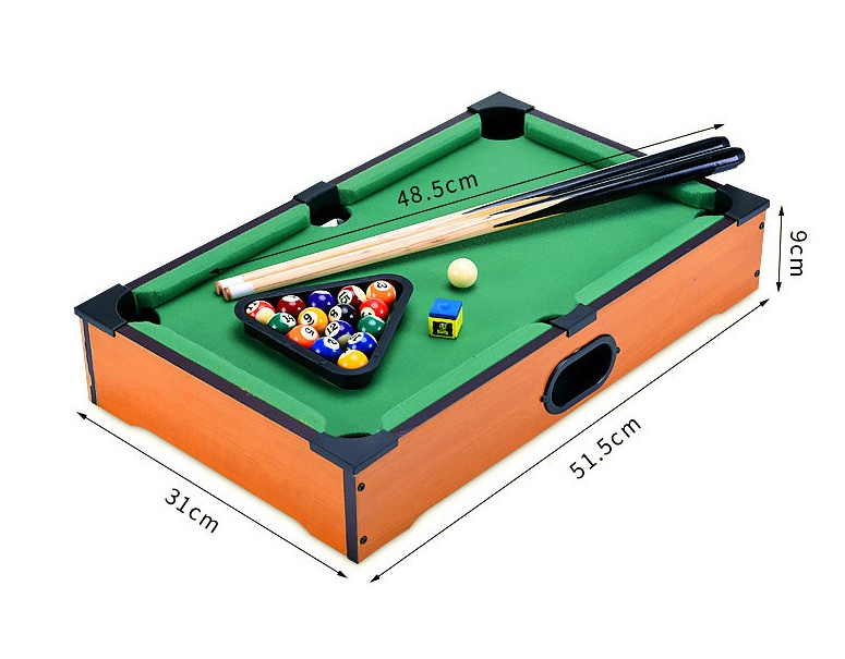 Kích thước bàn bida mini