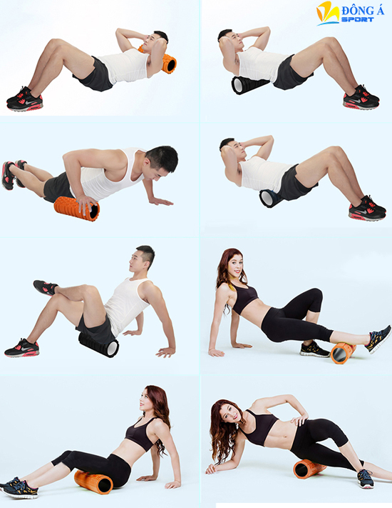 Sử dụng ống lăn massage Foam Roller