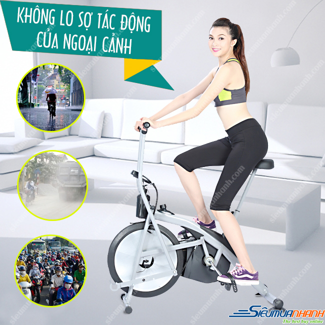 Xe đạp tập thể dục an toàn