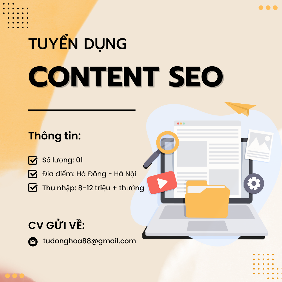 BẢN TIN TUYỂN DỤNG: TÂN PHÁT TUYỂN DỤNG CONTENT SEO WEBSITE