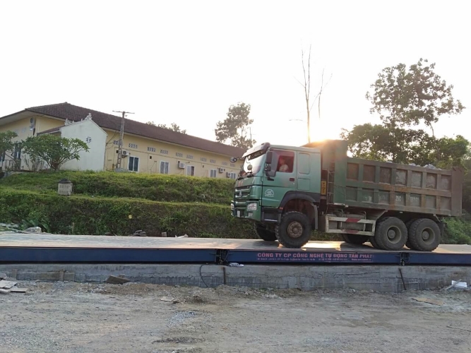 Bàn cân ô tô lắp nổi dễ dàng cho việc vệ sinh và sửa chữa, bảo dưỡng