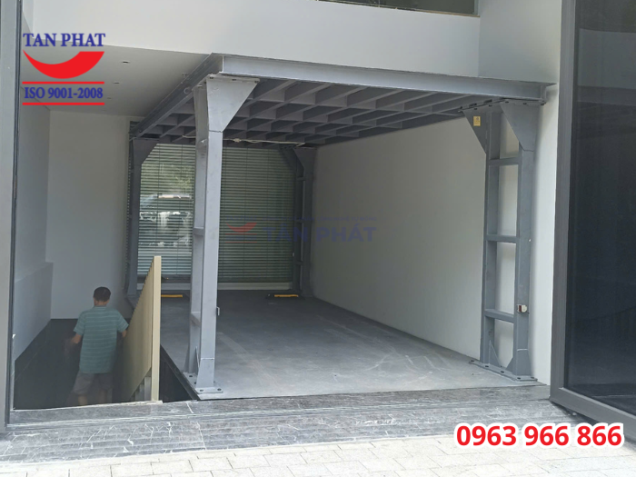 Bàn nâng ô tô giúp tôi ưu diện tích sử dụng cho vấn đề đậu, đỗ xe