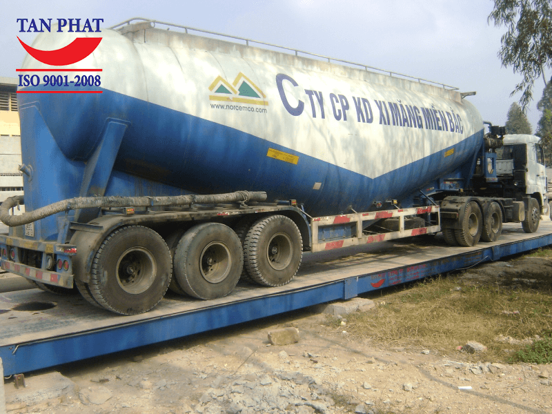 Cân ô tô 120 tấn do Tân Phát trực tiếp sản xuất và lắp đặt