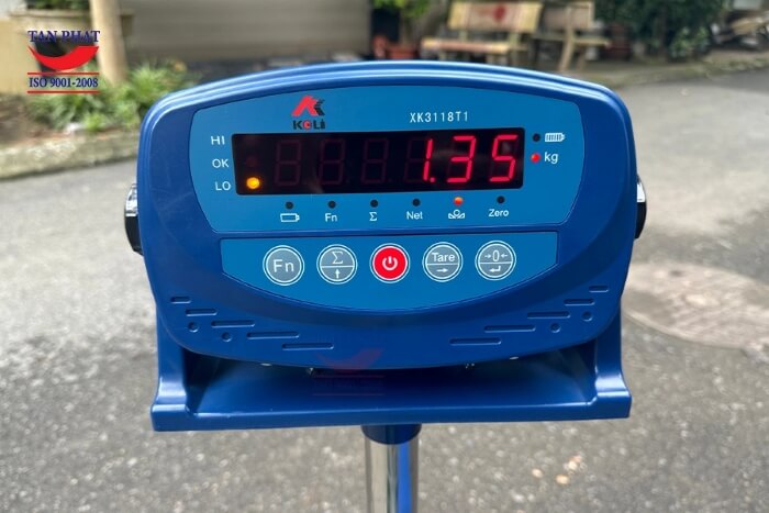 Màn hiển thị cân XK3118T1 Keli sử dụng cho cân bàn 300kg của Tân Phát