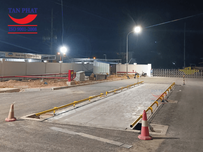 Cân ô tô điện tử 100 tấn được lắp đặt và bàn giao hoàn thiện tại Vĩnh Phúc