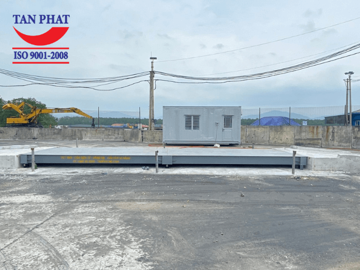 Bàn cân dài 10m, gồm 2 thớt cân