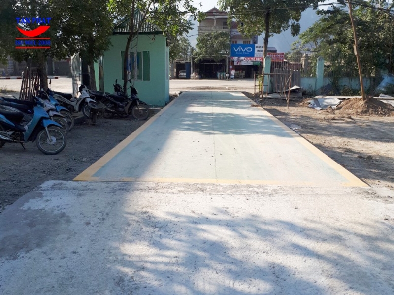Cân ô tô điện tử 120 tấn tại Lương Sơn, Hòa Bình