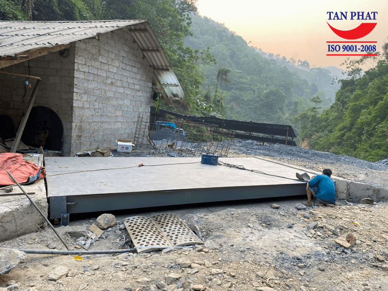 Trạm cân 30 tấn 1 module lắp đặt tại Cao Bằng