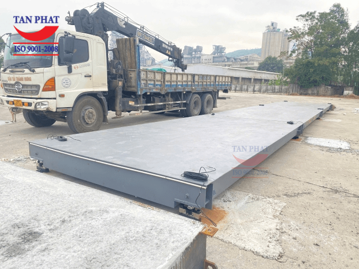 Cân ô tô 100 tấn kích thước 18x3m lắp đặt tại Nghi Sơn, Thanh Hóa