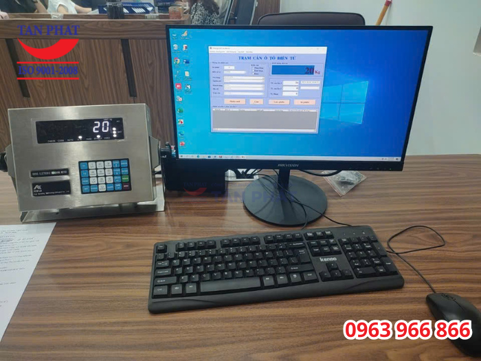Lắp đặt hệ thống máy tính, máy in, đầu cân cho trạm cân