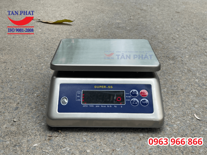 Màn hình cân sử dụng led đỏ sáng và rõ nét